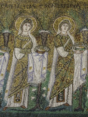 카르타고의 성녀 페르페투아와 펠리치타_디테일_photo by Lawrence OP_in the Basilica of Sant Apollinare Nuovo in Ravenna_Italy.jpg